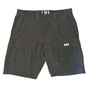 Helly Hansen‎ Mens 38 Gray Cargo Shorts Outdoor Utility Hiking Camping Travel